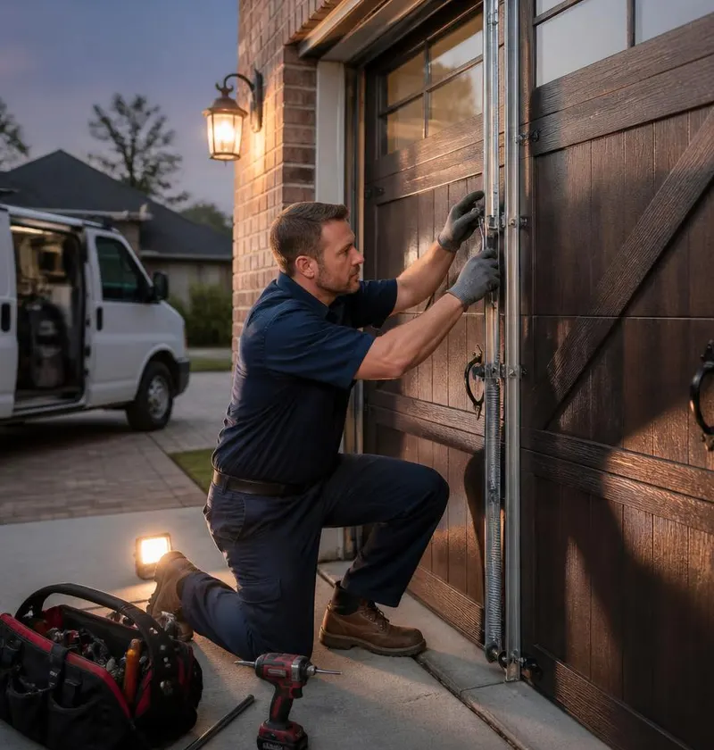 Off Track Door Repair in Delray Beach